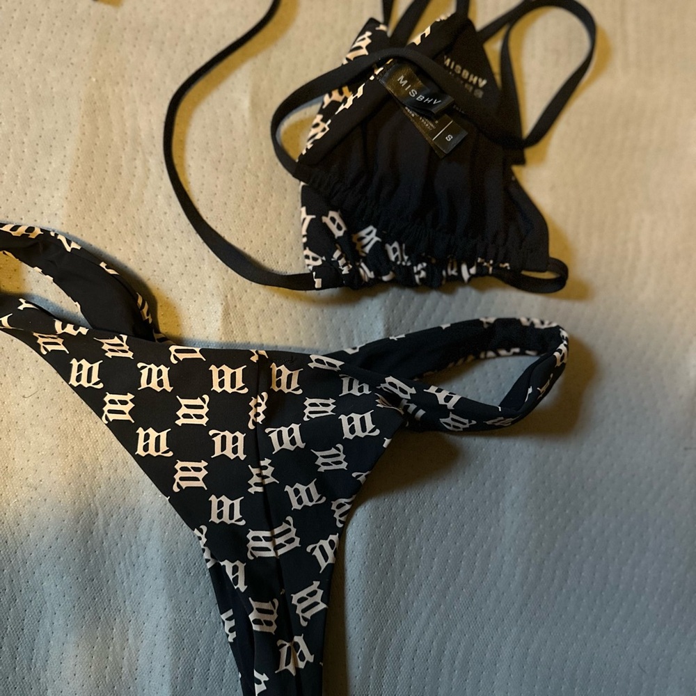 MISBHV Black Monogram Bikini - Picture 5 of 5